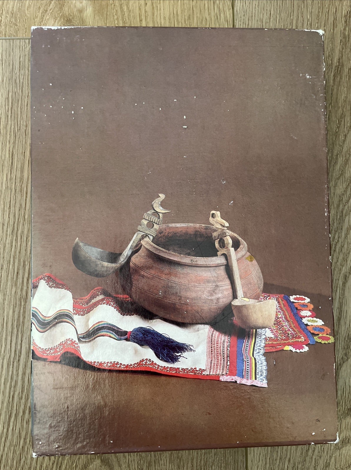 Vintage Large Book Mari Folk Art Finno- Ugric Ethnic Costume Embroidery Jewelry