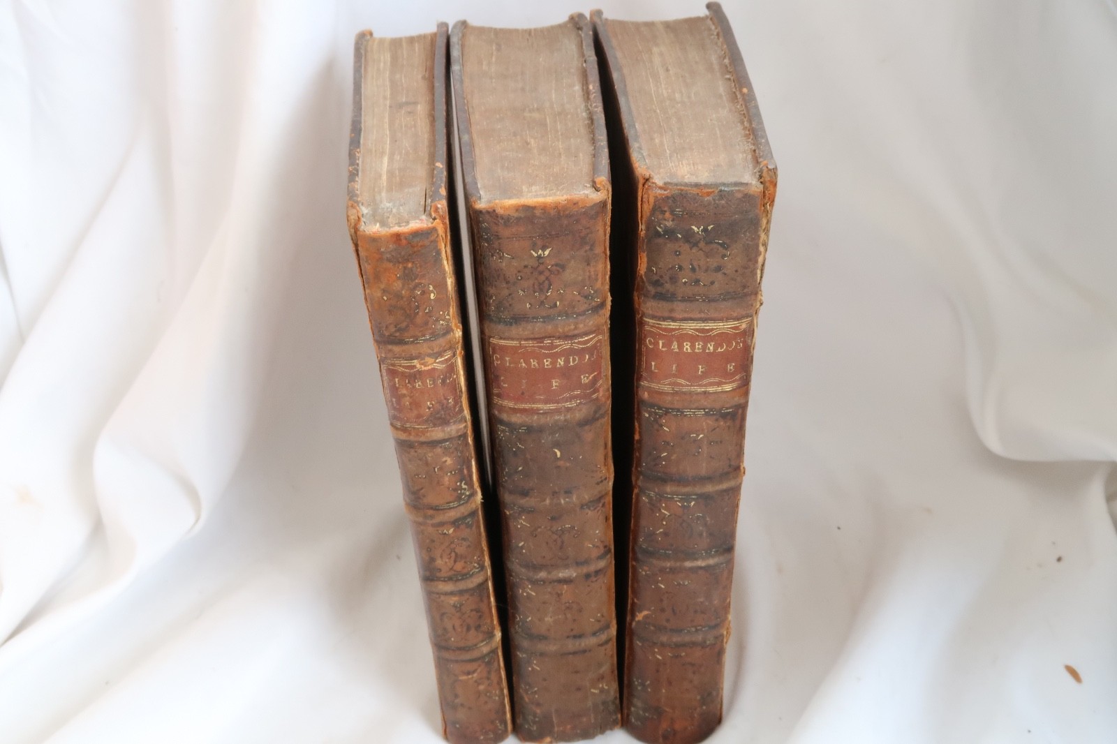 1759 Life of Clarendon MDCCLIX Rare Antique Leather Bound Edward Hyde
