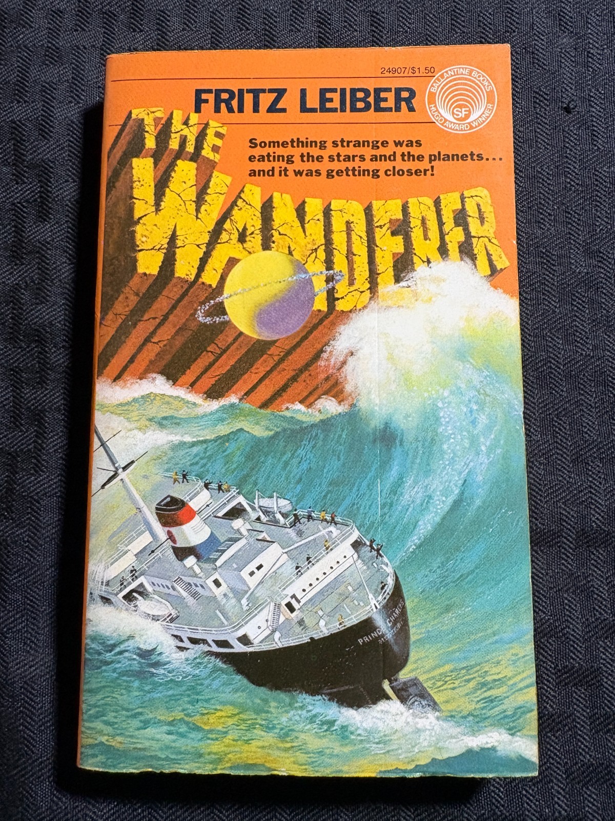 1976 THE WANDERER by Fritz Leiber FN- 5.5 4th Ballantine 24907 Paperback