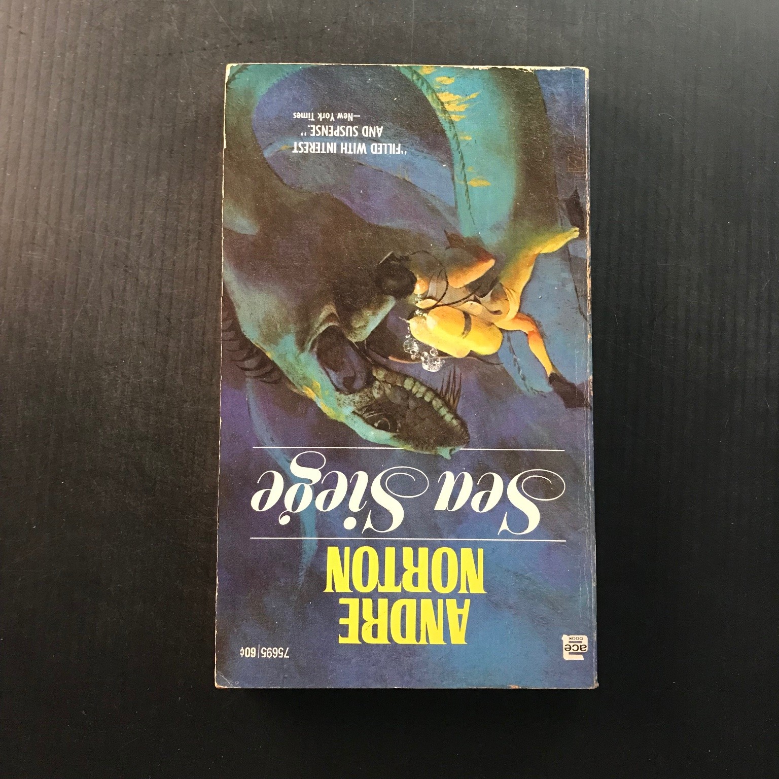 Sea Siege Andre Norton Ace Books 1971 Science Fiction Paperback