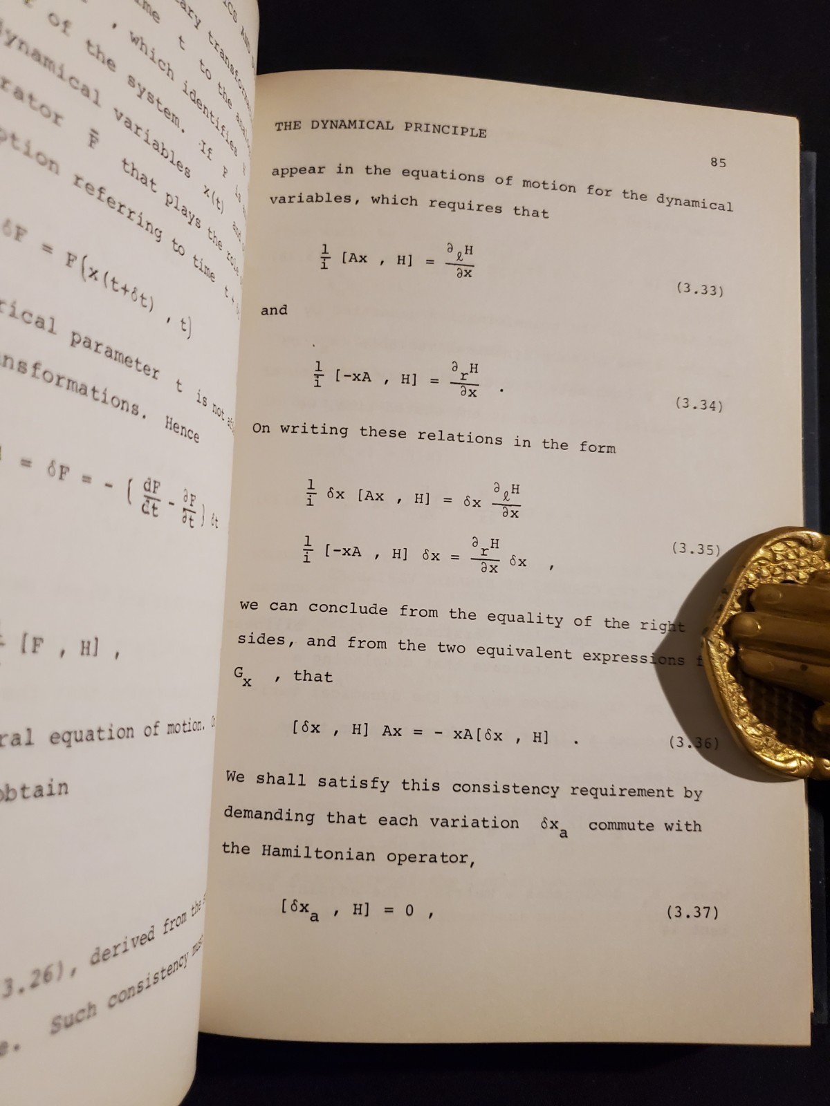 Quantum Kinematics And Dynamics by Julian Schwinger 1970 Hardcover DJ Book