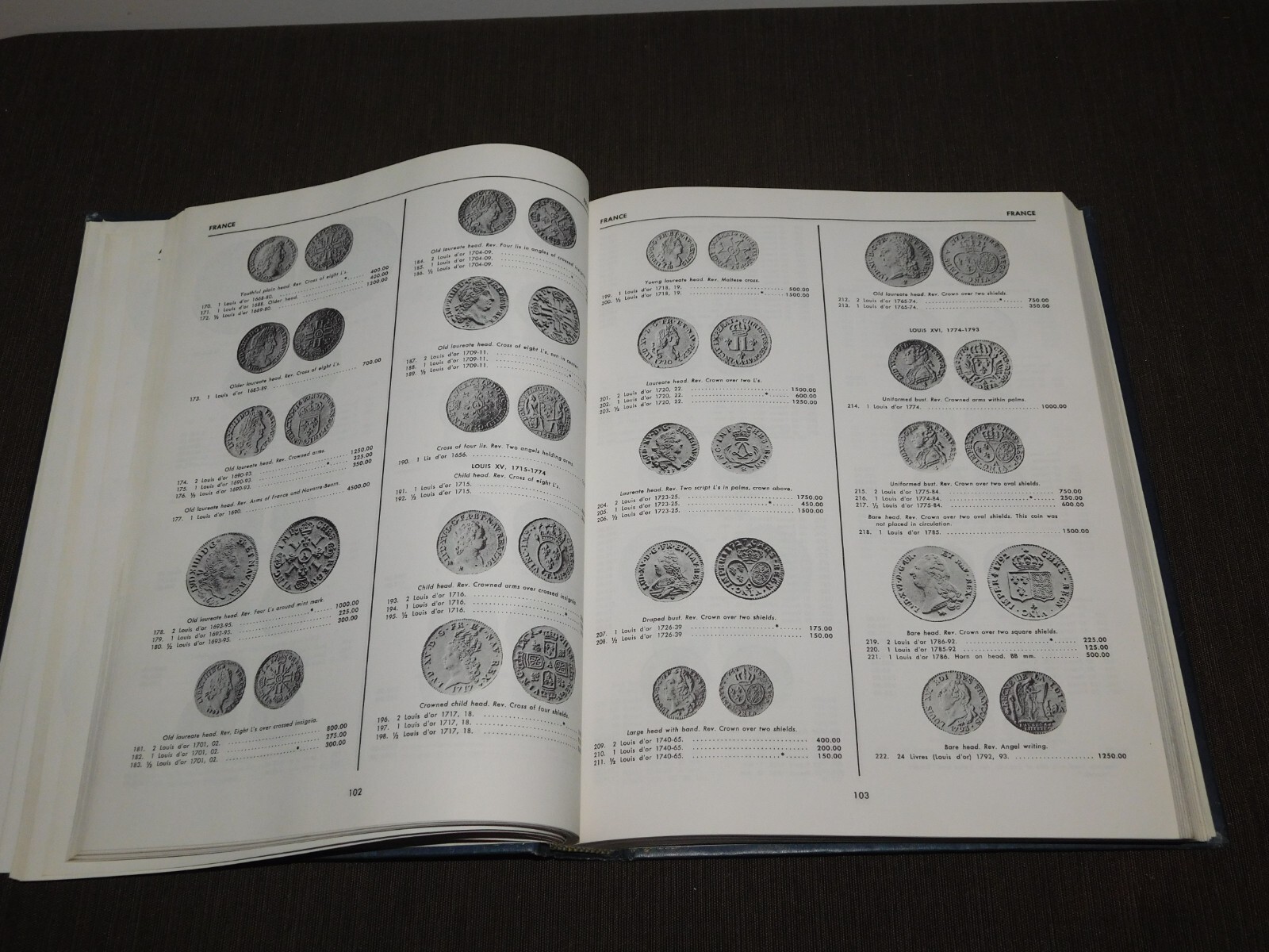 VINTAGE 1971 GOLD COINS OF THE WORLD BOOK THIRD EDITION by ROBERT FRIEDBERG