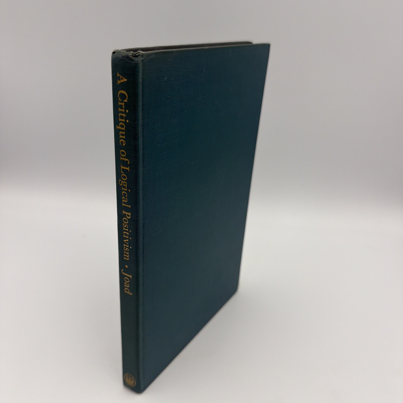 A Critique of Logical Positivism CEM Joad 1950 Hardcover Chicago Press