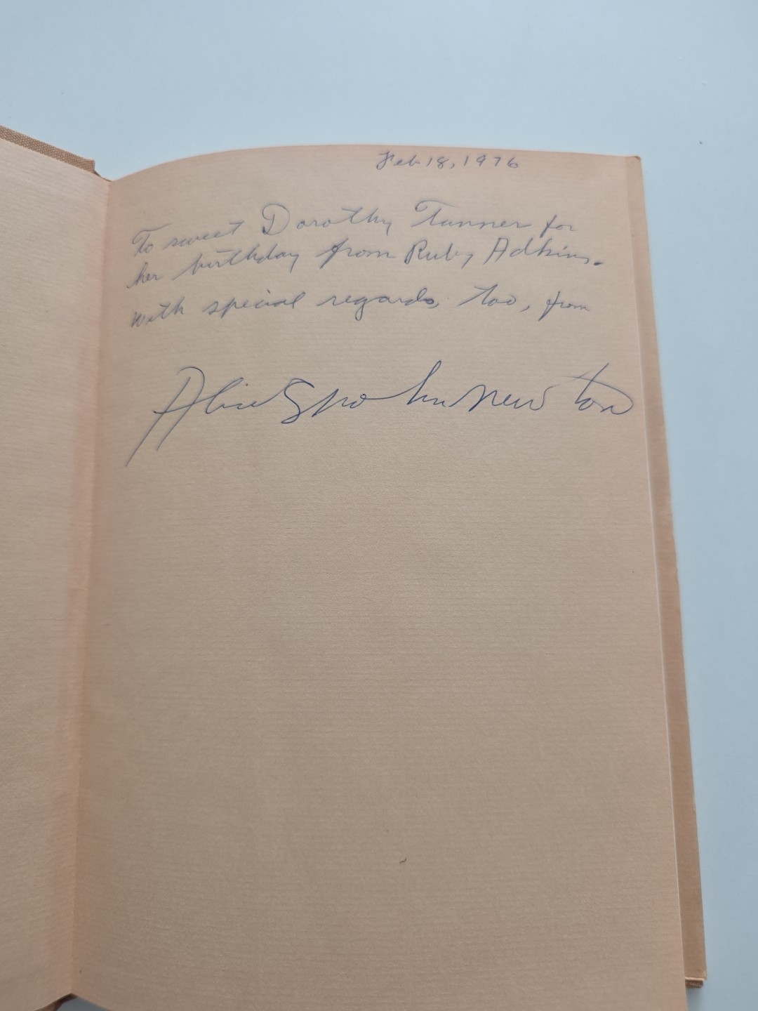 The Reminding Wind, John Spohn & His wife Dee , Alice Newton 1967 – SIGNED