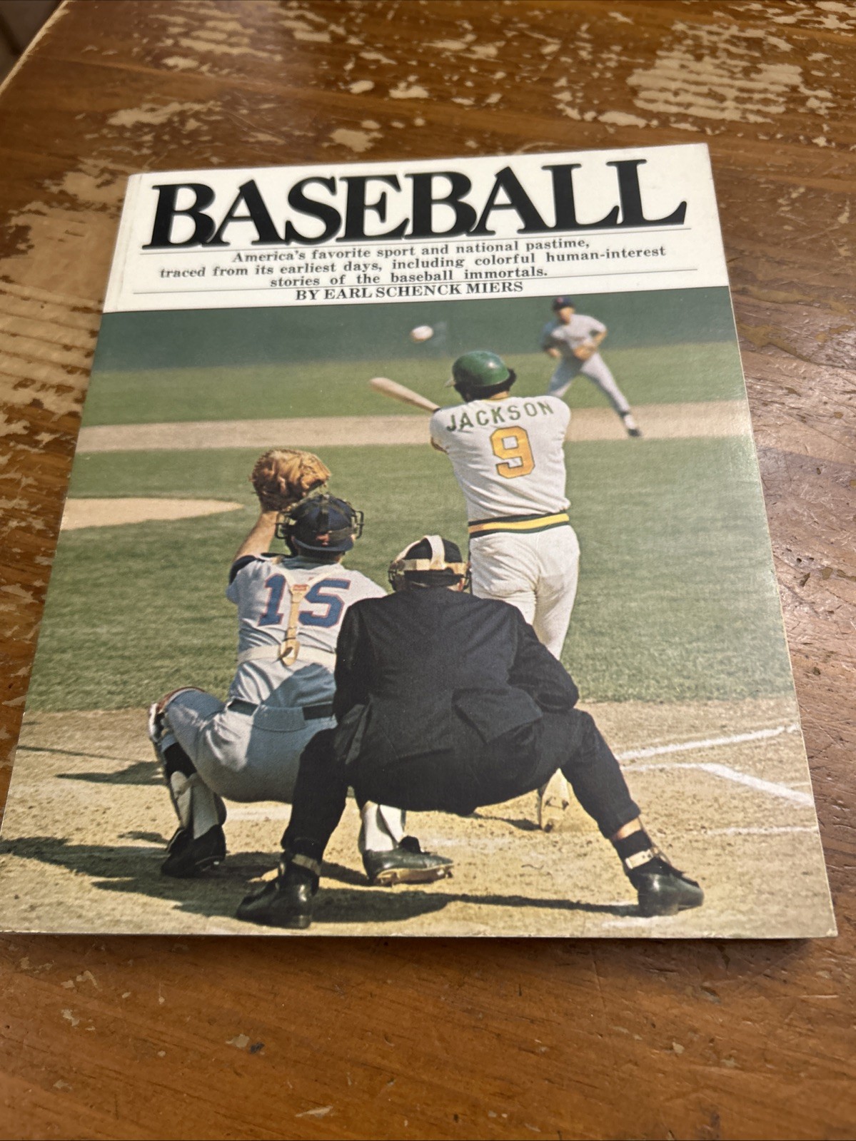 „BASEBALL“ BY EARL SCHENCK MIERS PAPERBACK BOOK 1973