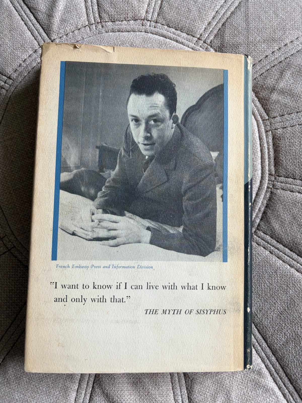 The Myth of Sisyphus by Albert Camus first American edition BEAUTIFUL CONDITION