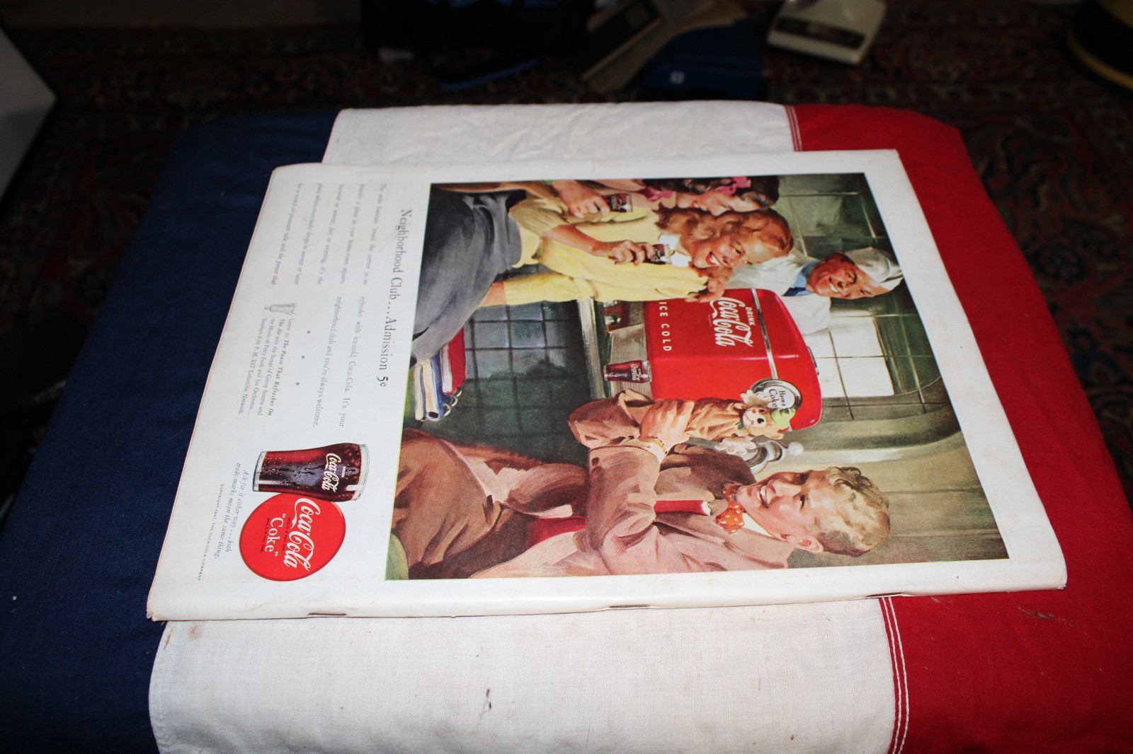 COMPLETE Saturday Evening Post NOVEMBER 8, 1947, NORMAN ROCKWELL COVER,BABY SIT