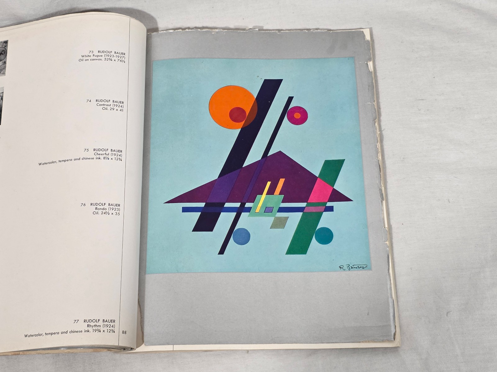 Vintage Solomon Guggenheim Collection Rudolf Bauer Art Of Tomorrow 1939 NYC VGC