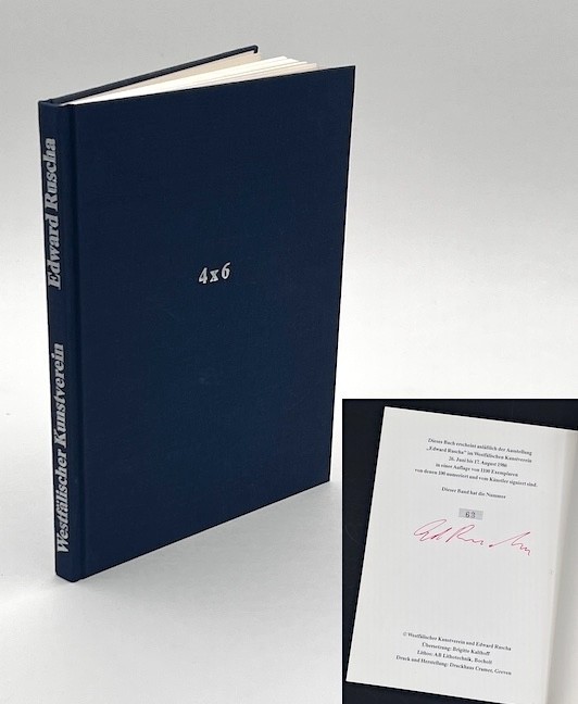 RUSCHA, Ed. 4 x 6: Zeichnungen von Edward Ruscha. Münster (19886).