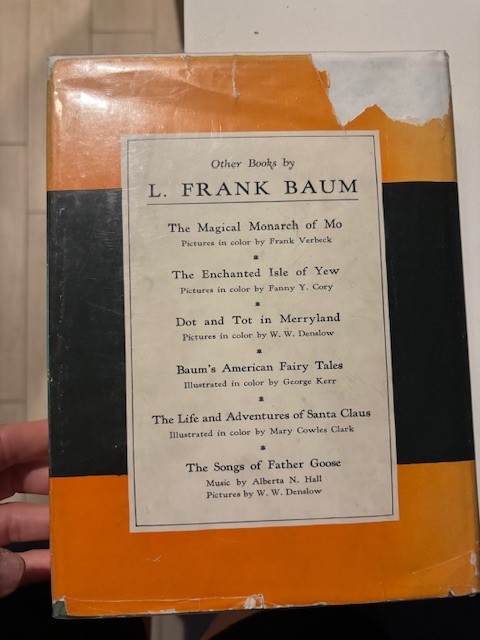 Vintage 1903 Edition of The Wizard of Oz Book by L. Frank Baum & W. W. Denslow
