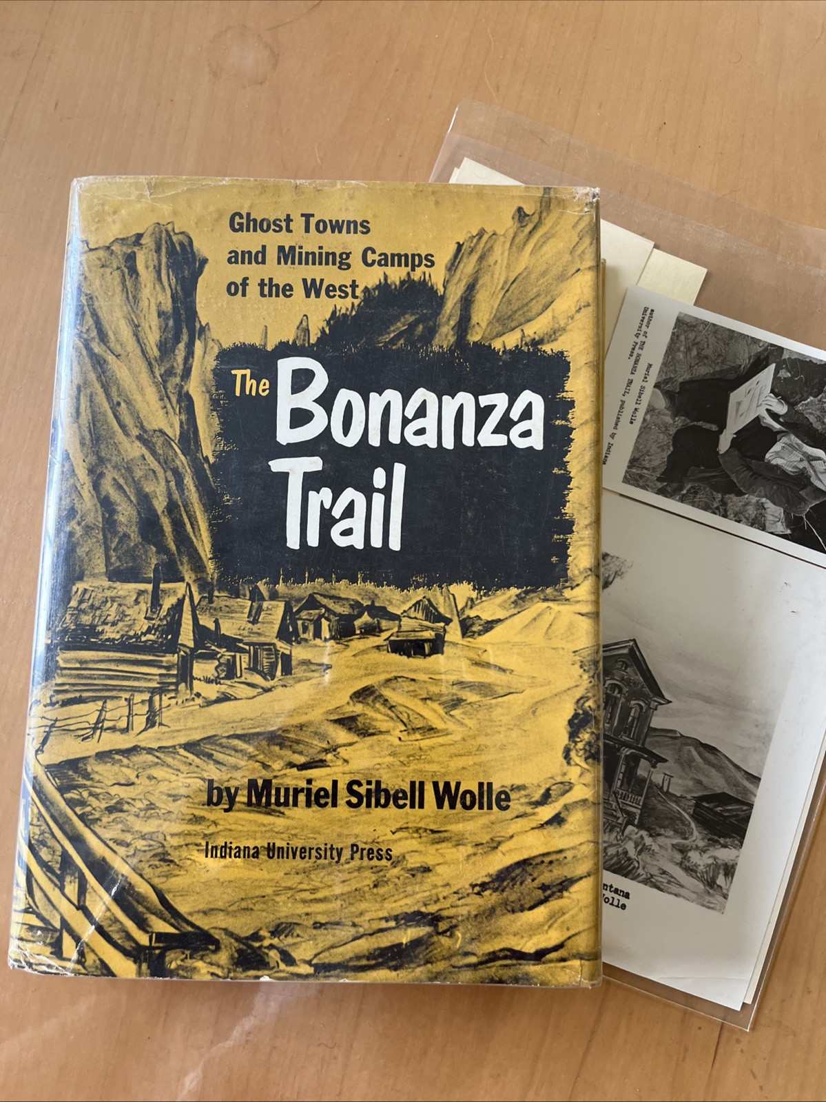 BONANZA TRAIL Wolle 1953 1st Edition *Review Copy Hardcover Illustrated Dust Jkt