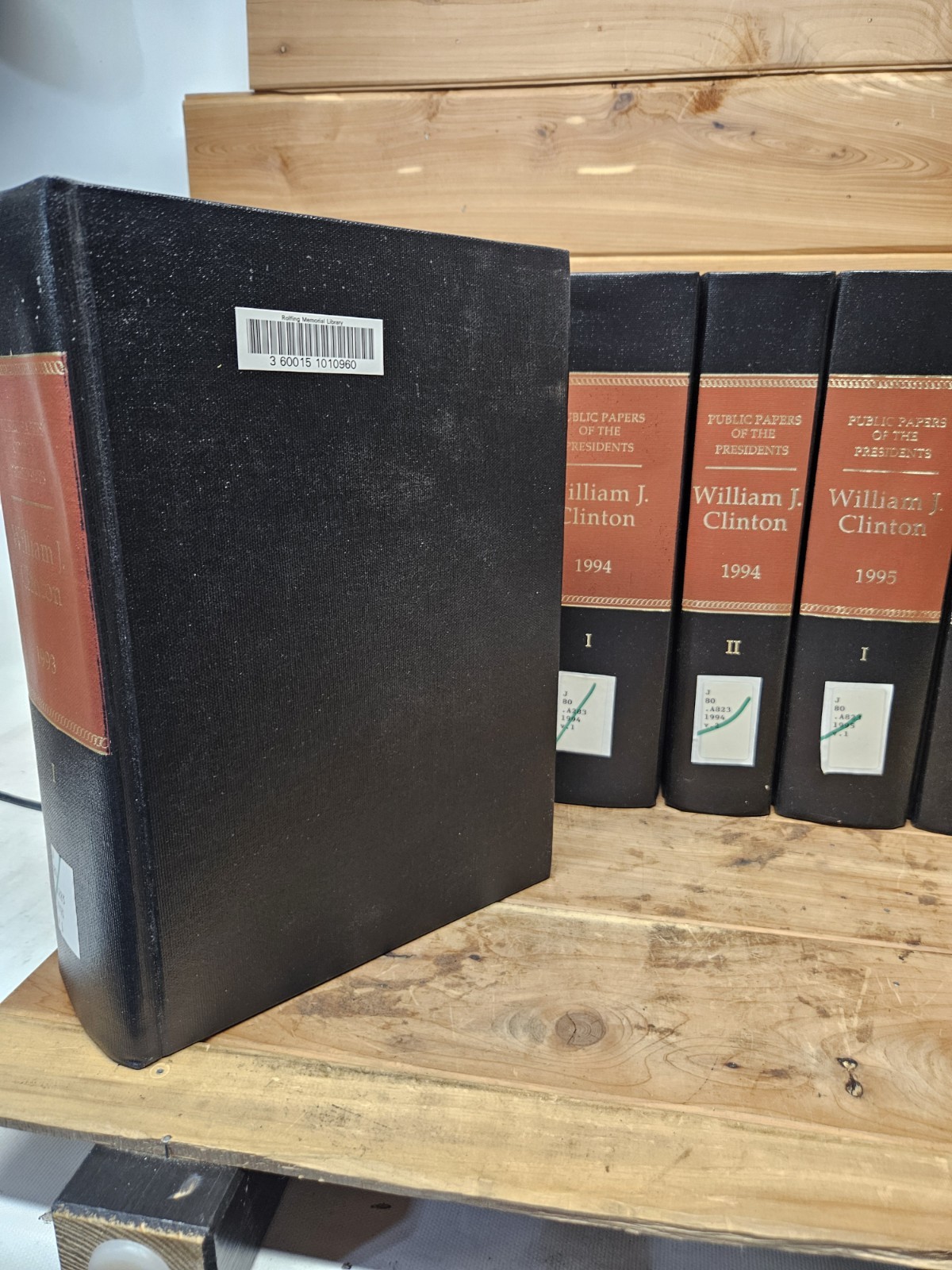 7v Public Papers Of The Presidents William J. Clinton 1993-1996 1st Term