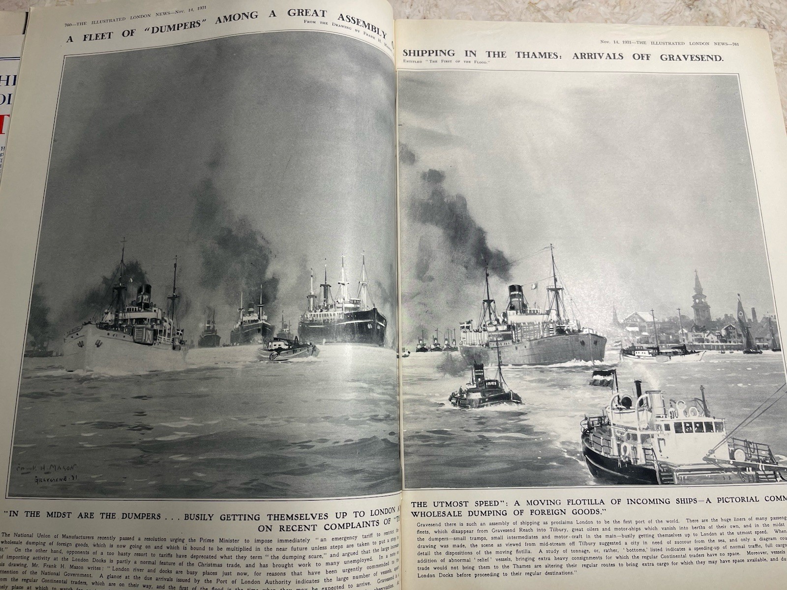1931 November 7-28 Lot Of 4 THE ILLUSTRATED LONDON NEWS MAGAZINE Fashion Royals