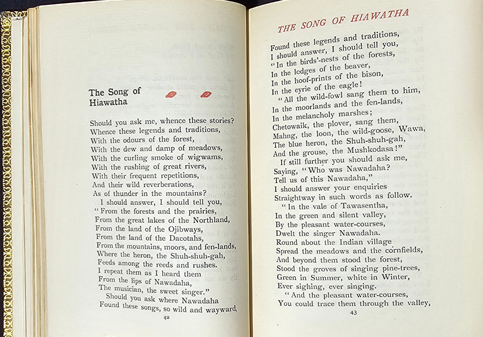 [Fine Binding] Longfellow, Henry Wadsworth, POEMS. Beautiful Riviere Binding
