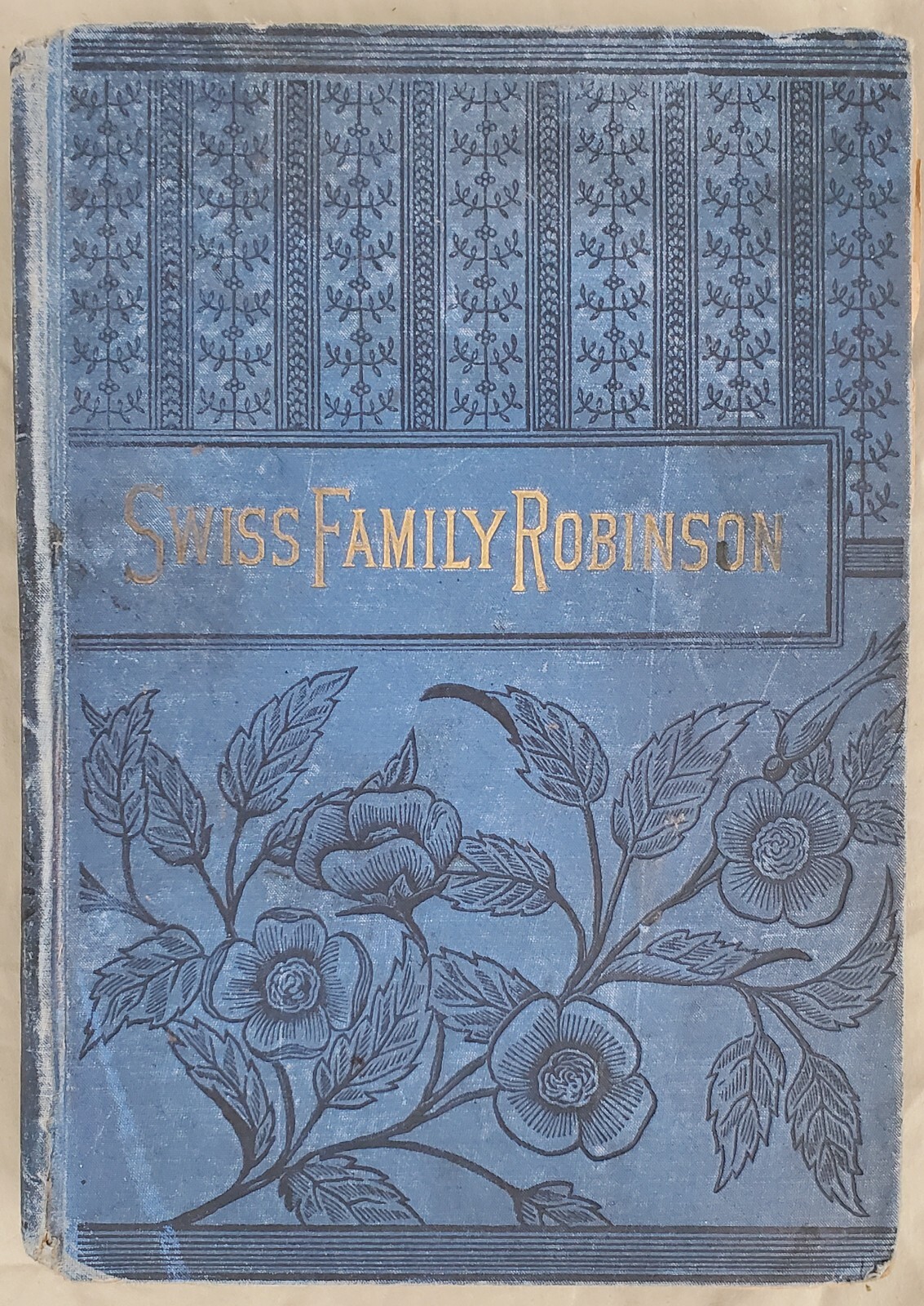 Swiss Family Robinson by John Lovell Blue cover  VINTAGE RARE Free Shipping