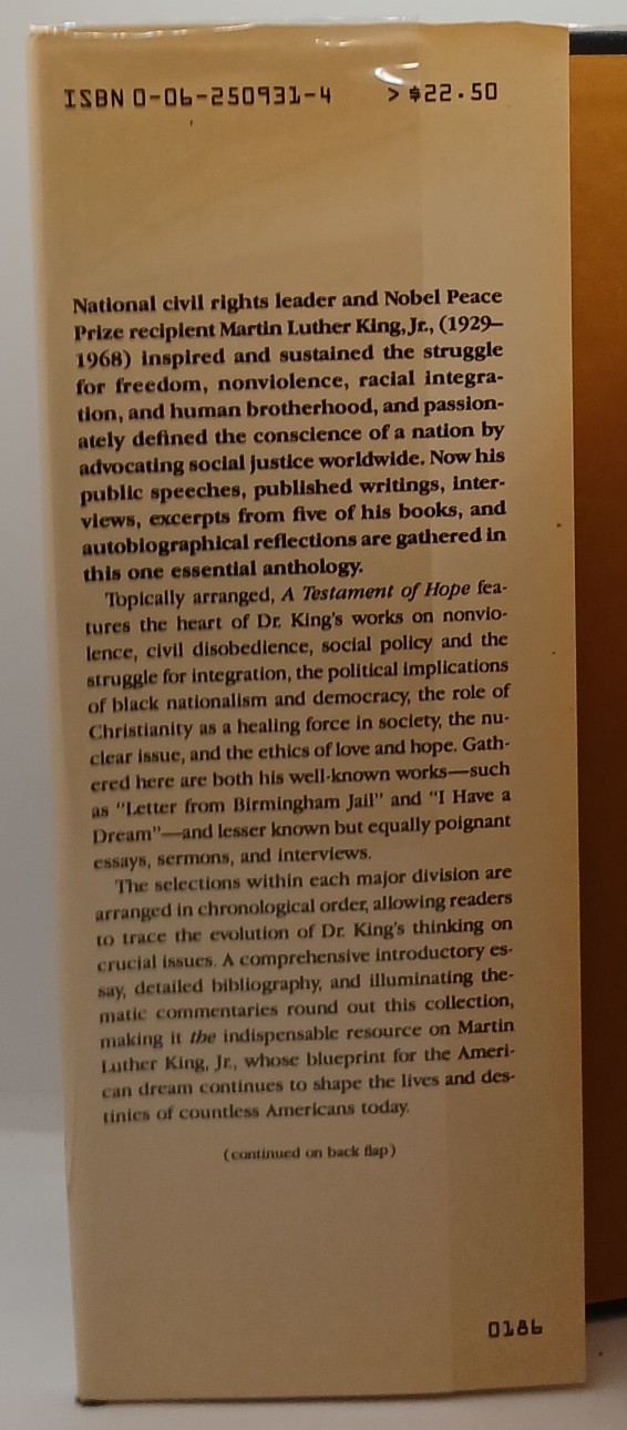 A Testament Of Hope The Essential Writings Of Martin Luther King Jr.