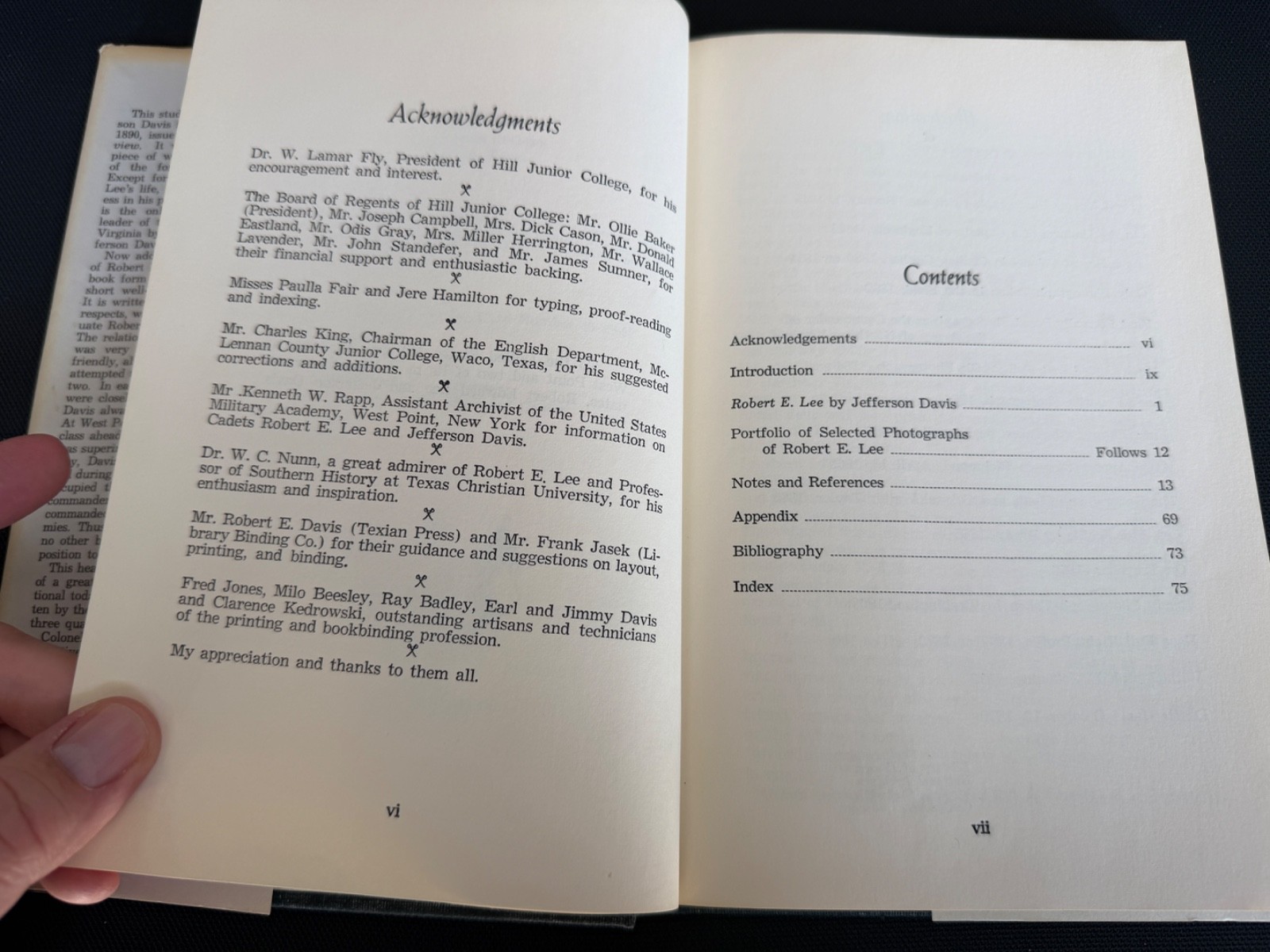 ROBERT E LEE Jefferson Davis 1966 1st Edition Limited 1000 Civil War HC DJ