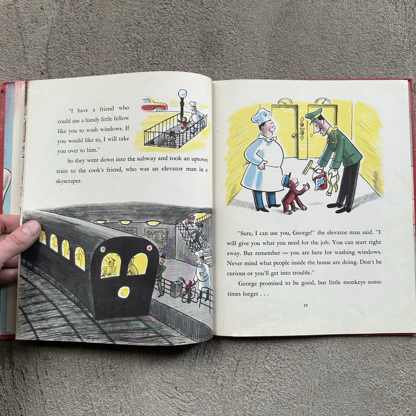Vtg. Curious George 1941 H.A. Rey Houghton Mifflin Hardback Early Printing