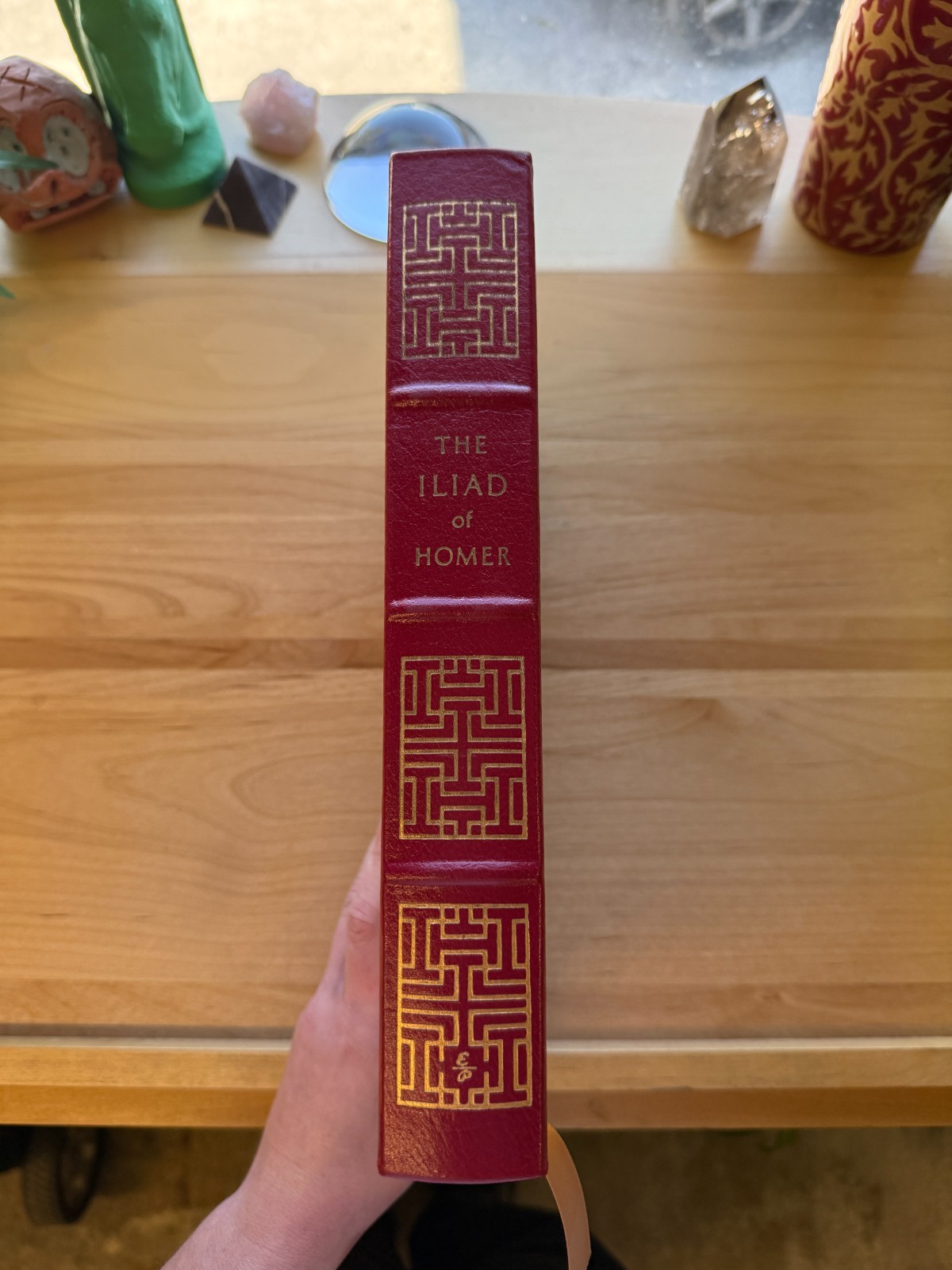 The Iliad of Homer John Flaxman Easton Press Collector’s Edition Leather