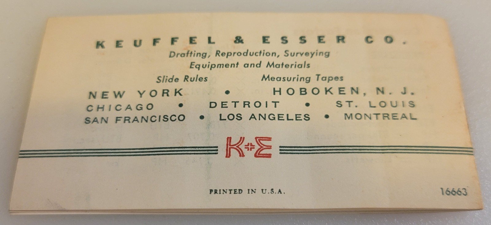K&E SLIDE RULES~ Deci-Lon: An Instruction Manual (1962, Keuffel & Esser HC BOOK)