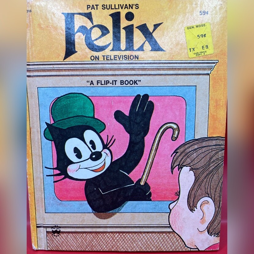 Vintage Felix On Television Children’s Book 1956
