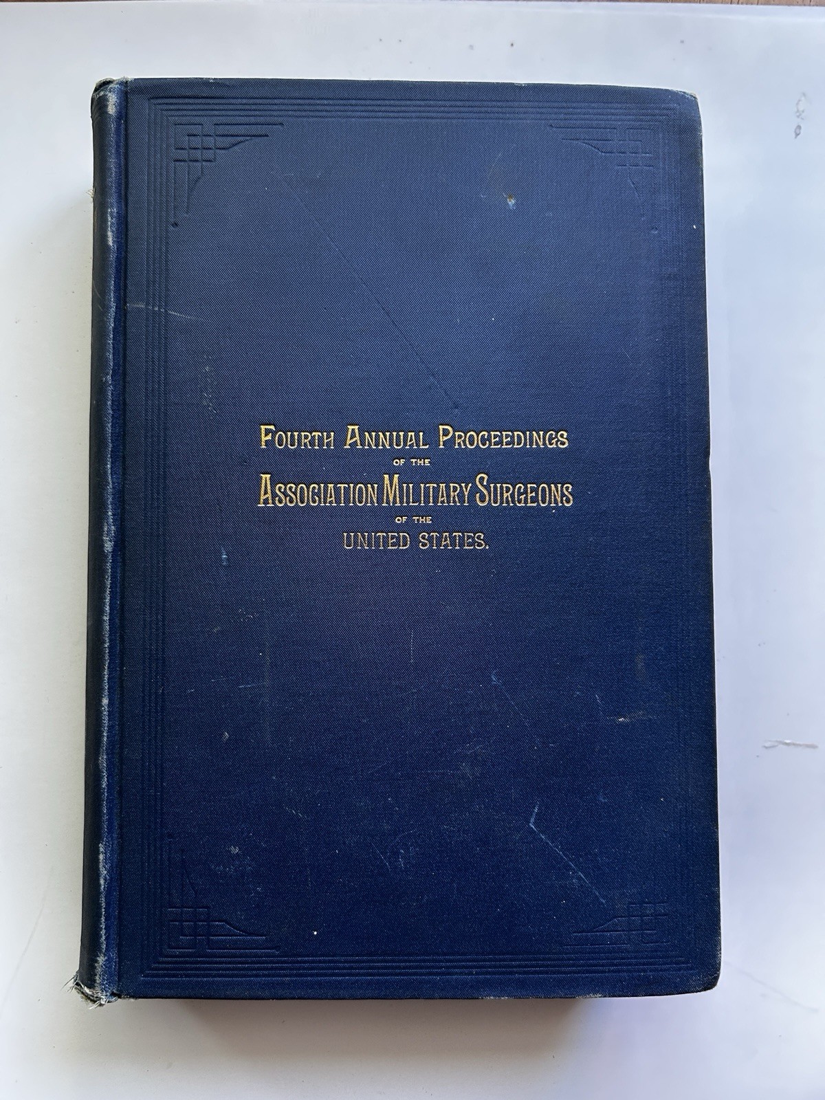 Association of Military Surgeons Proceedings 1894 Rare Medical