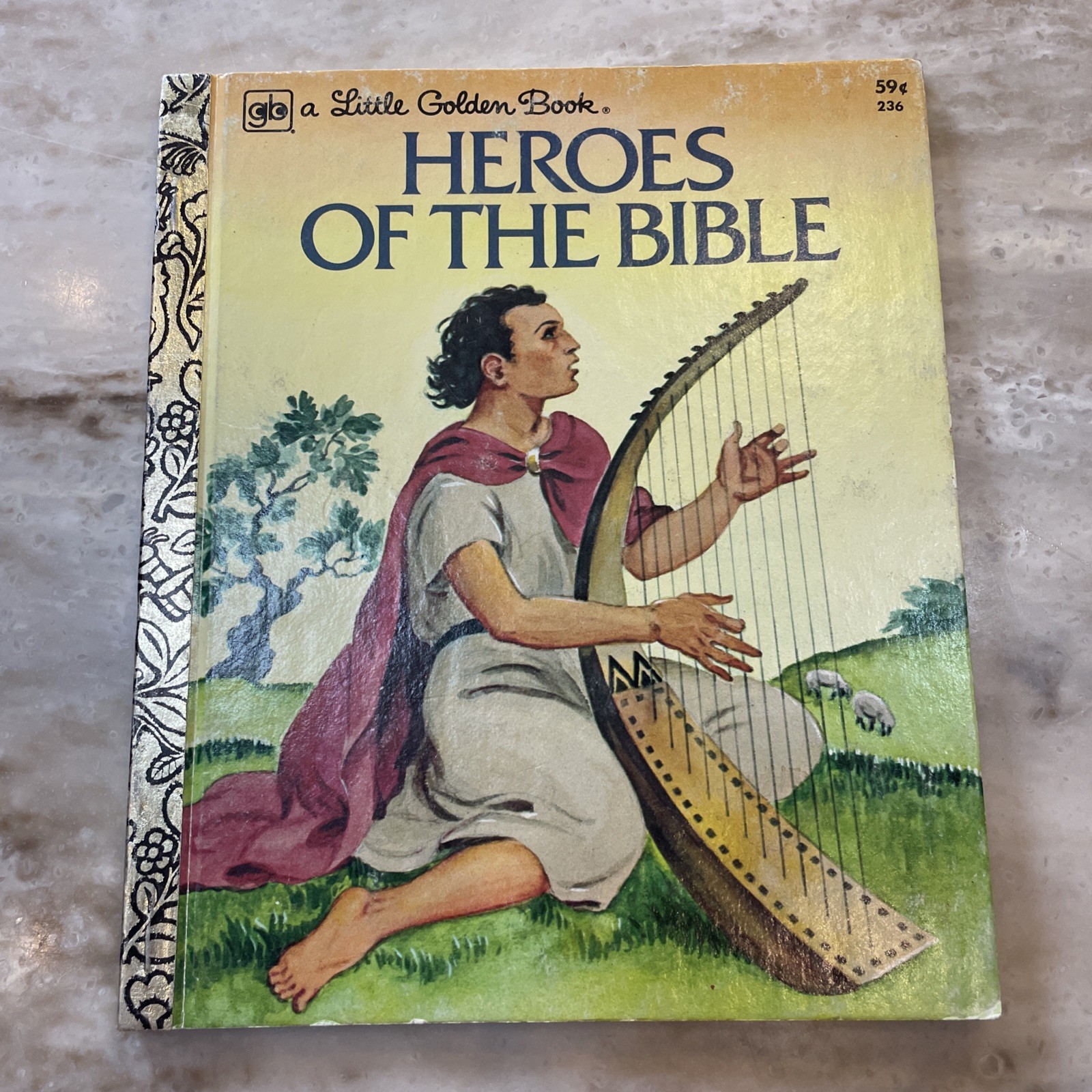 Little Golden Book: Hero’s of The Bible 1977 Hardcover