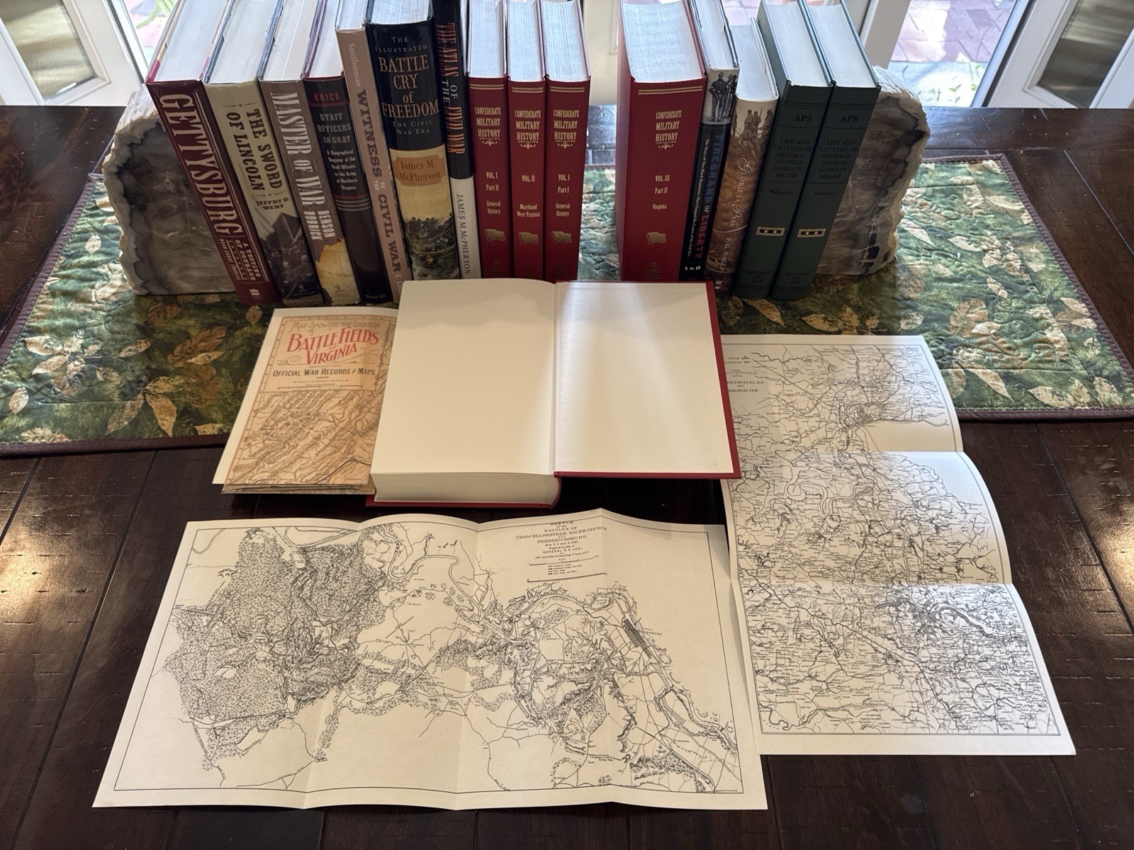 Elite Civil War Eastern Theater Military Library | Confederate, Mead, & Maps