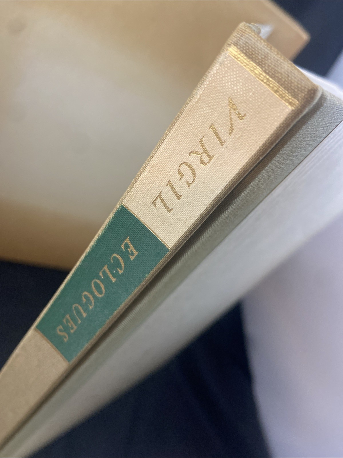 Virgil’s Eclogues Heritage Press illustrated Verses slipcase Sandglass 1960