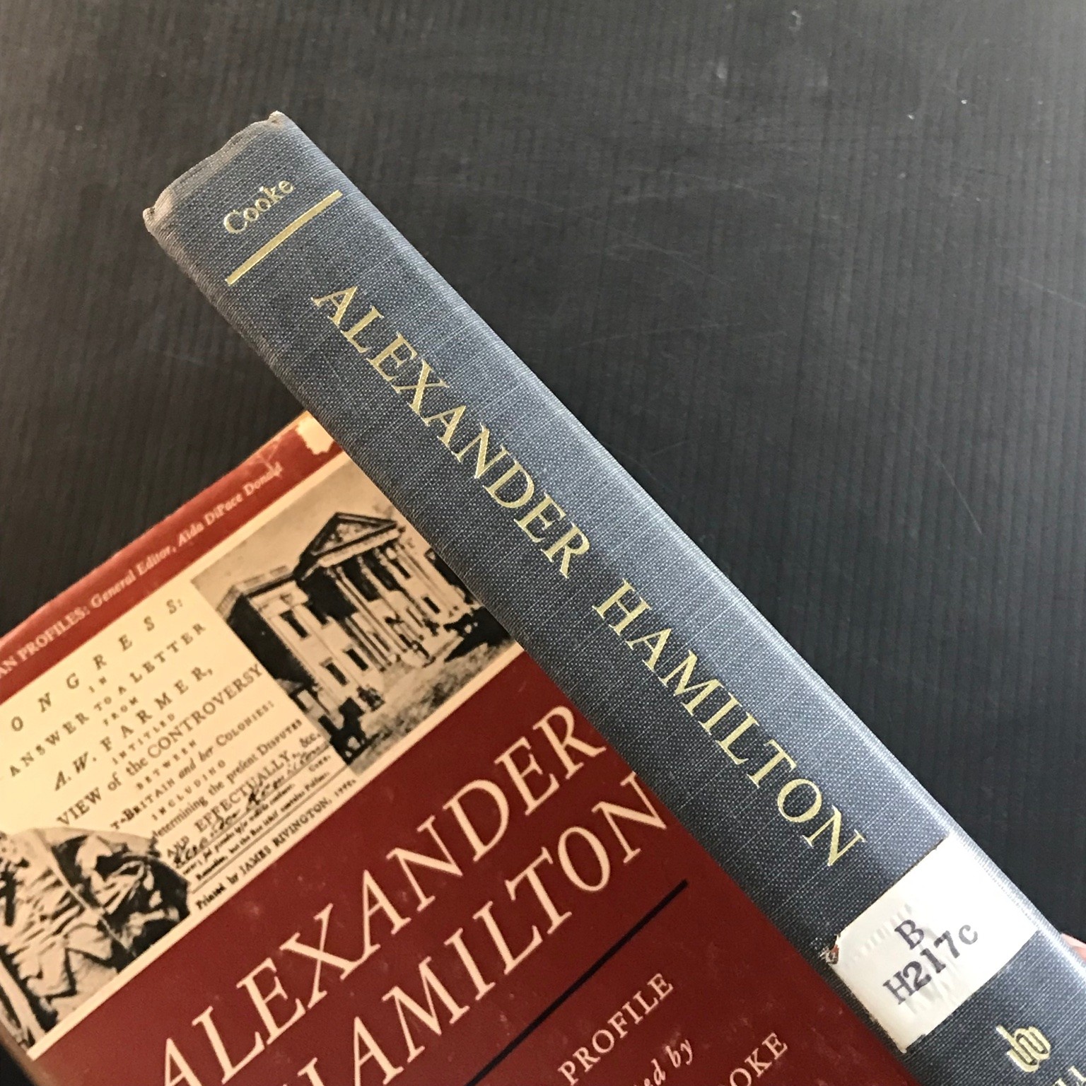 Alexander Hamilton Profile Jacob E. Cooke 1967 American History Biography