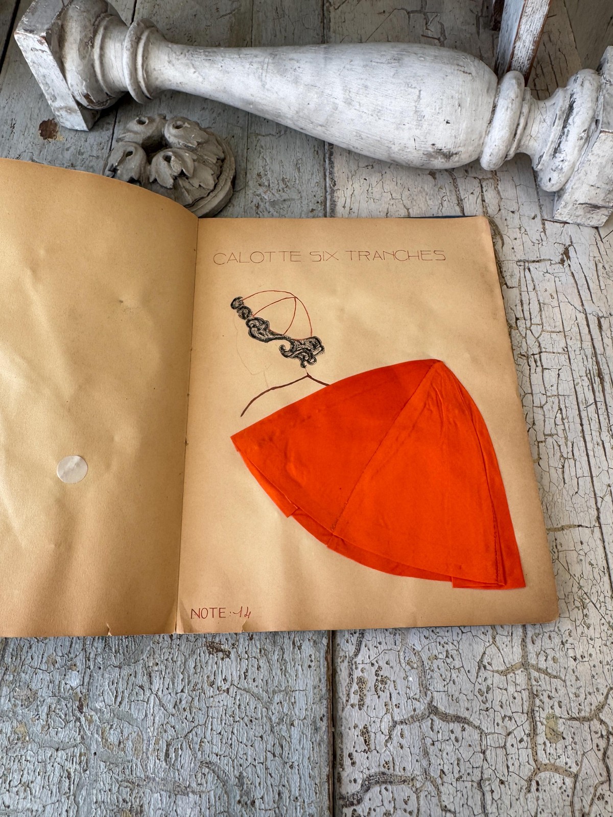 1930s French Couture Sampler School Workbook book Textile Design Fashion Histor