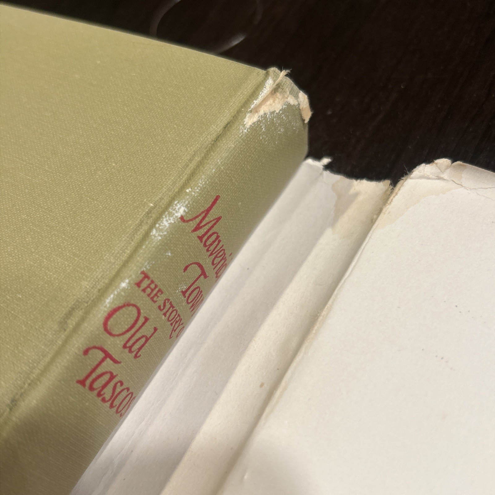 MAVERICK TOWN – THE STORY of OLD TASCOSA 1946 First ED DJ HB SIGNED