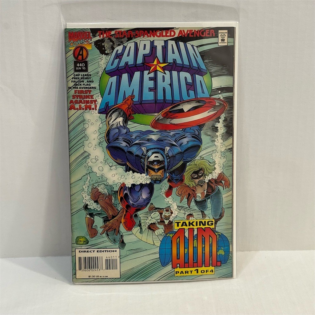Captain America #440 Direct Edition Comic Book Marvel Jun 1995 Taking