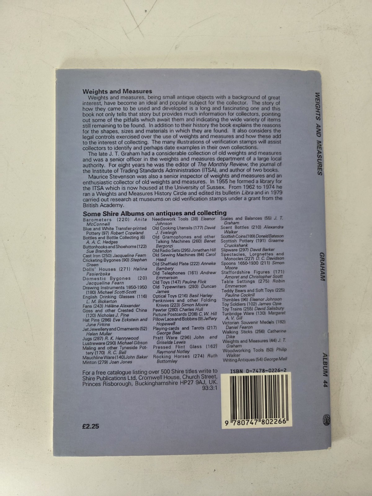 Weights and Measures and Their Marks A Guide… By Maurice Stevenson Paperback