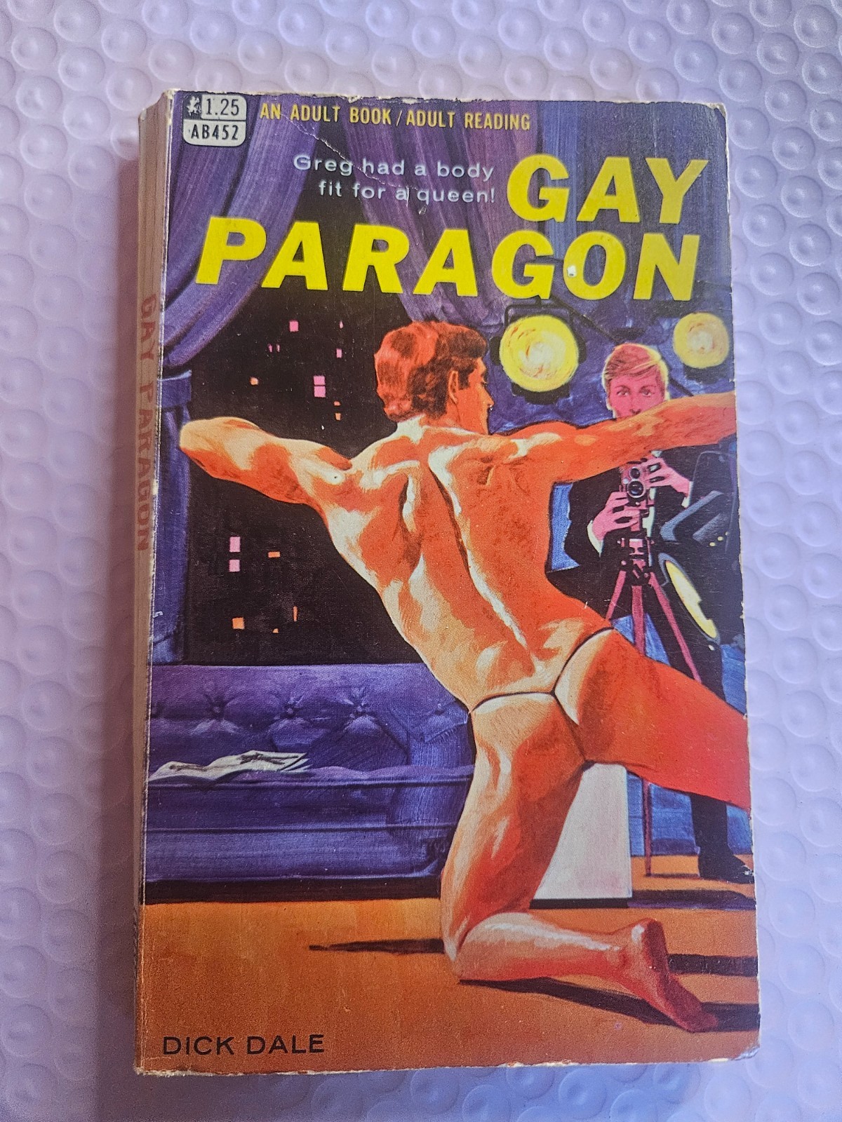 GAY PARAGON 1968 VINTAGE PULP NOVEL GAY INTEREST Greenleaf Classic