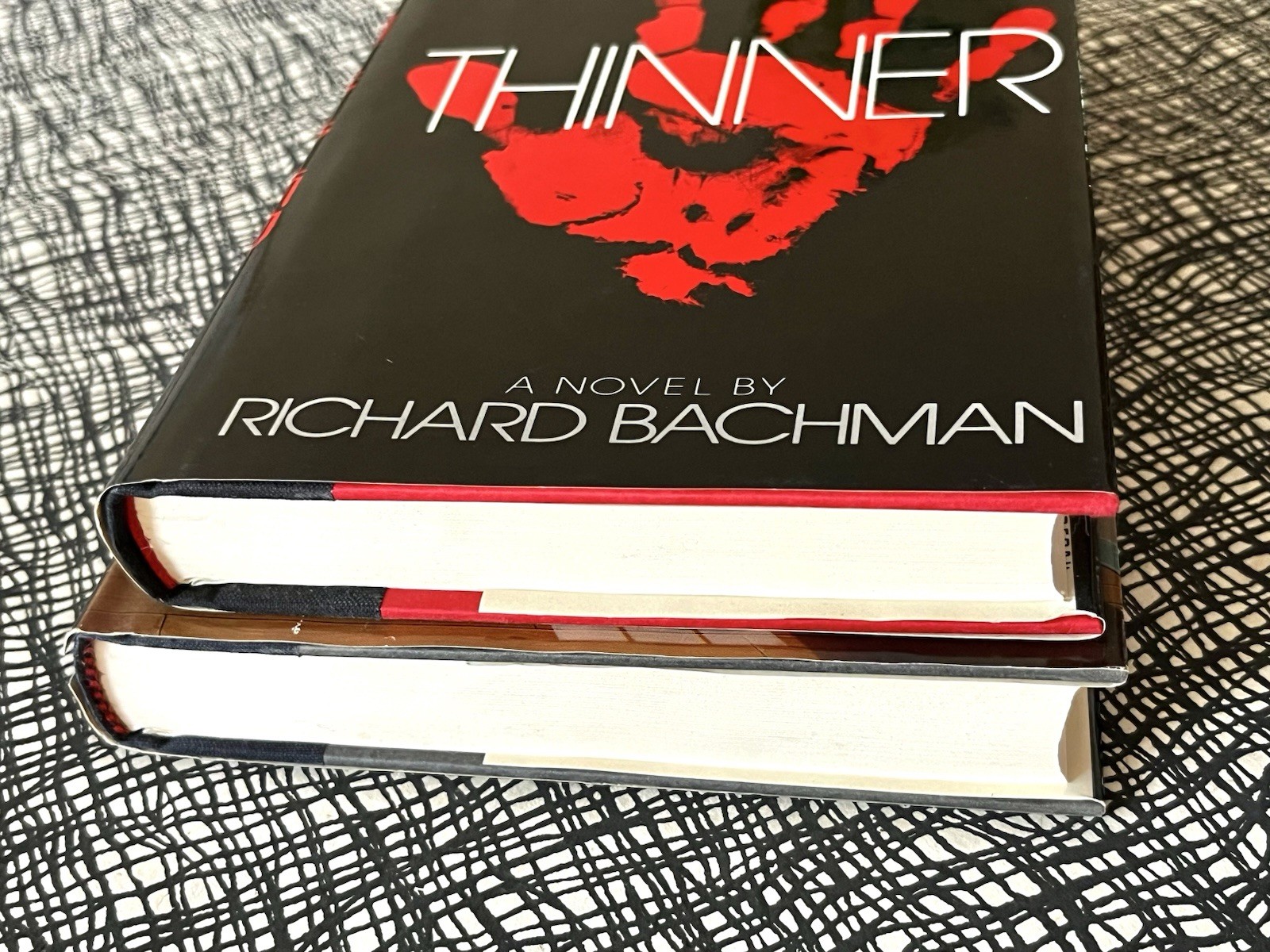 MISERY / THINNER ~ STEPHEN KING /RICHARD BACHMAN LOT VG BCE 1984, 1987 HORROR