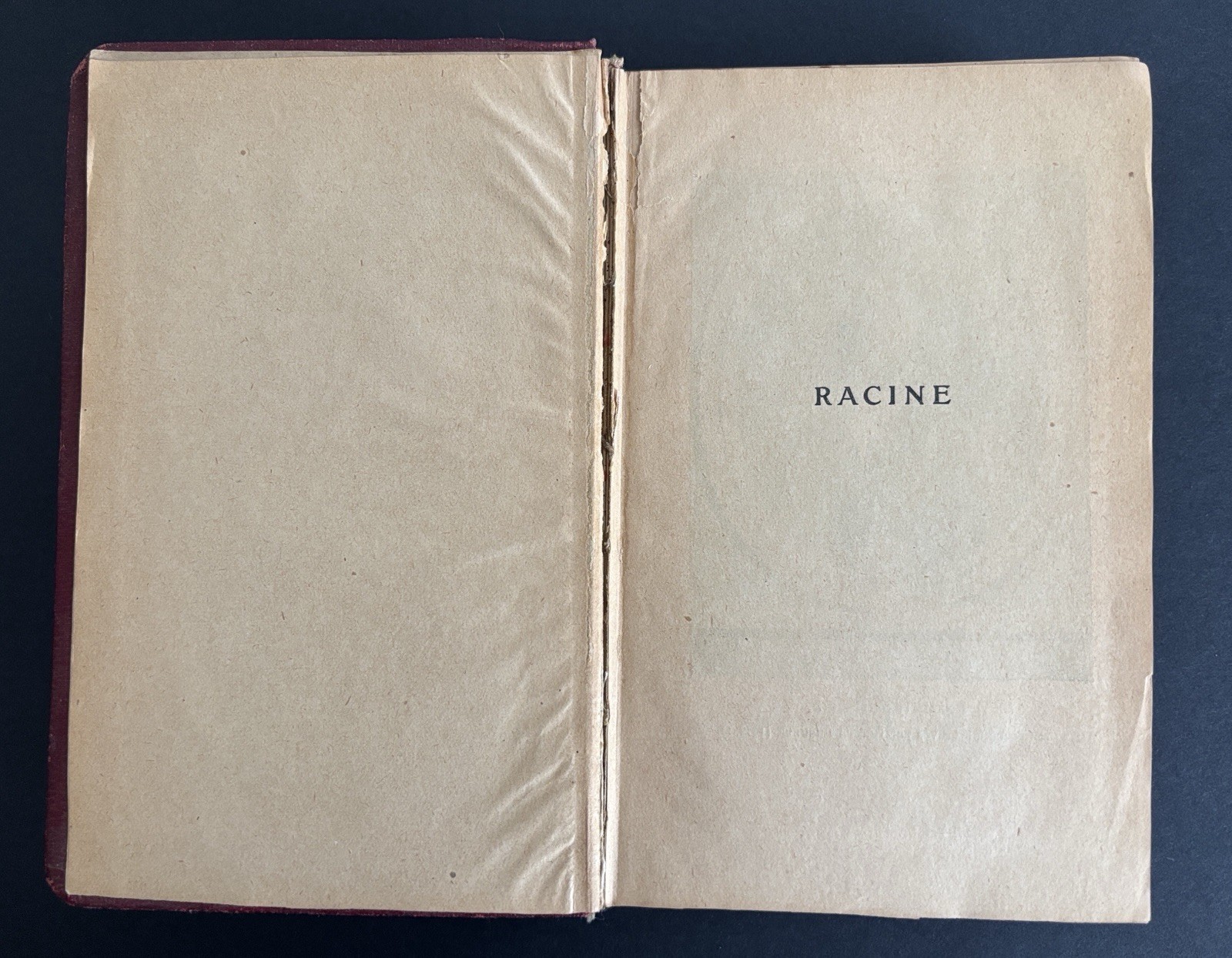 Antique French Book RACINE Oeuvres Choisies 1924 Paris Bookshelf Decor Staging