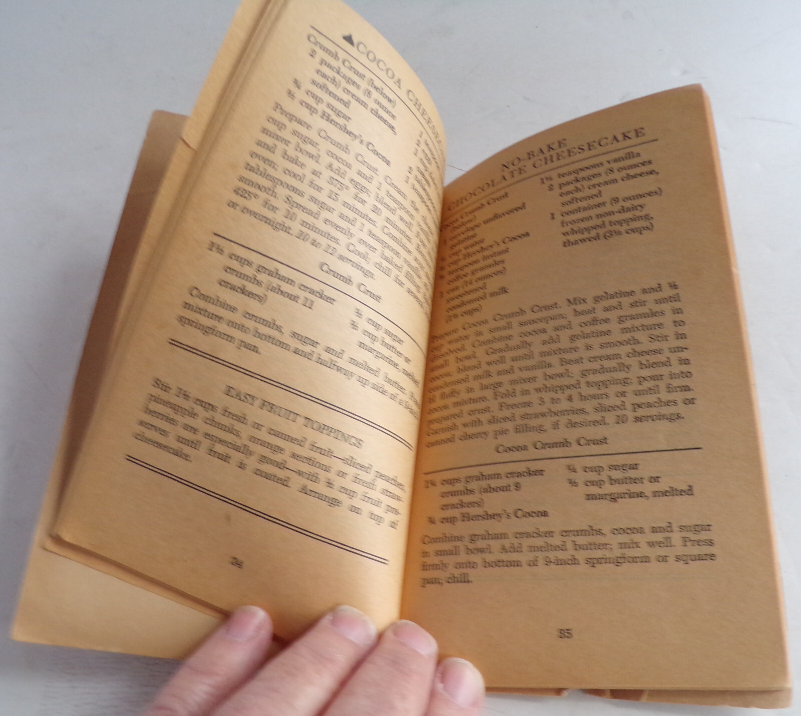 1979 Hershey’s Cocoa Cookbook, Vintage Hershey Cookbook