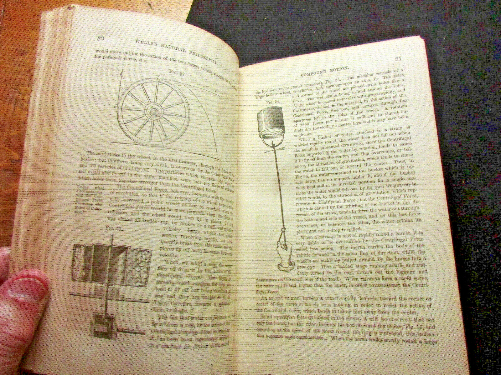 1874 Wells Natural Philosophy Schools Academies & Private Students Text Book