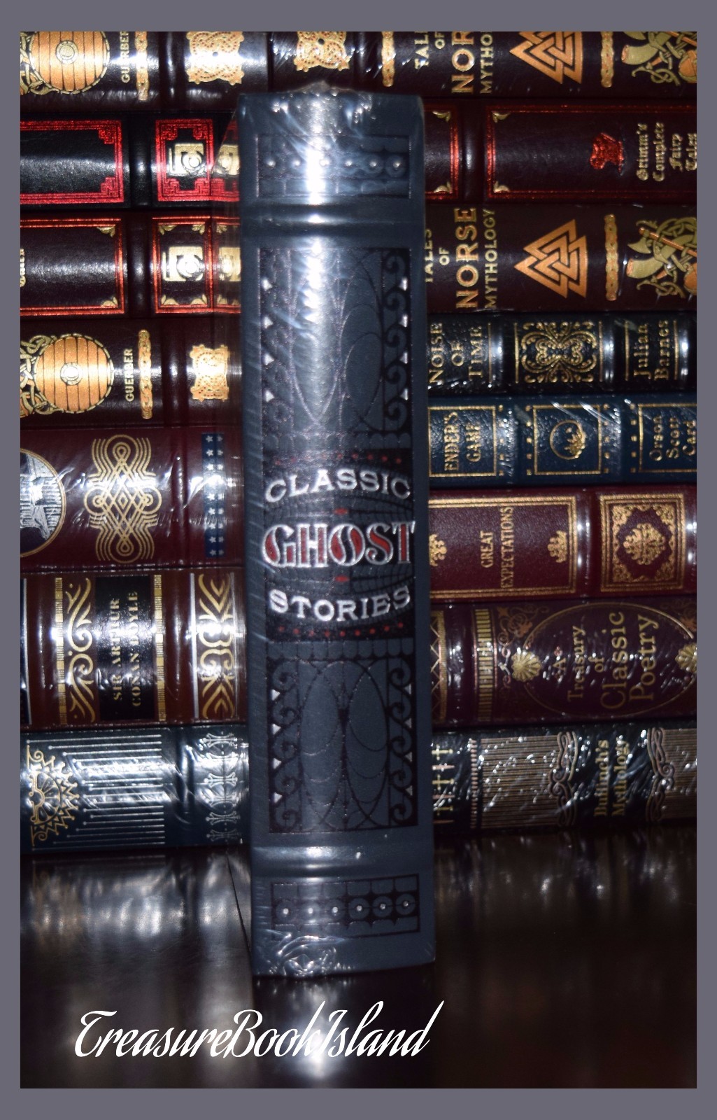 Ghost Stories by Poe Wells Doyle Kipling New Sealed Leather Bound Collectible