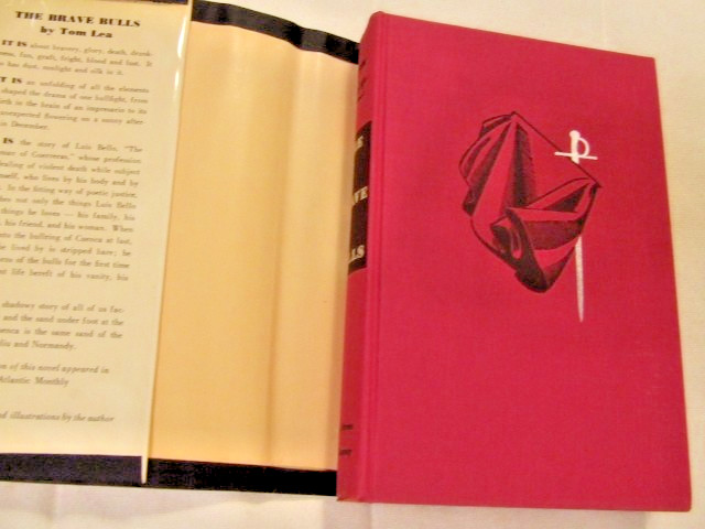 The Brave Bulls by Tom Lea 1949 HC/DJ 2nd Printing
