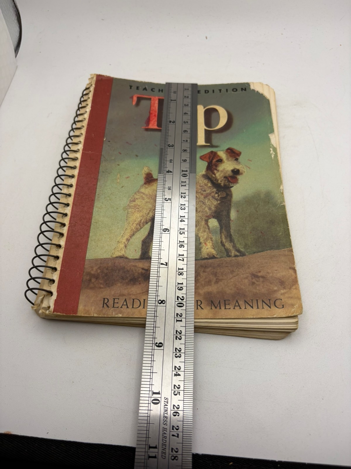 1957 Tip Reading For Meaning Teacher’s Edition Houghton Mifflin Spiral Manual