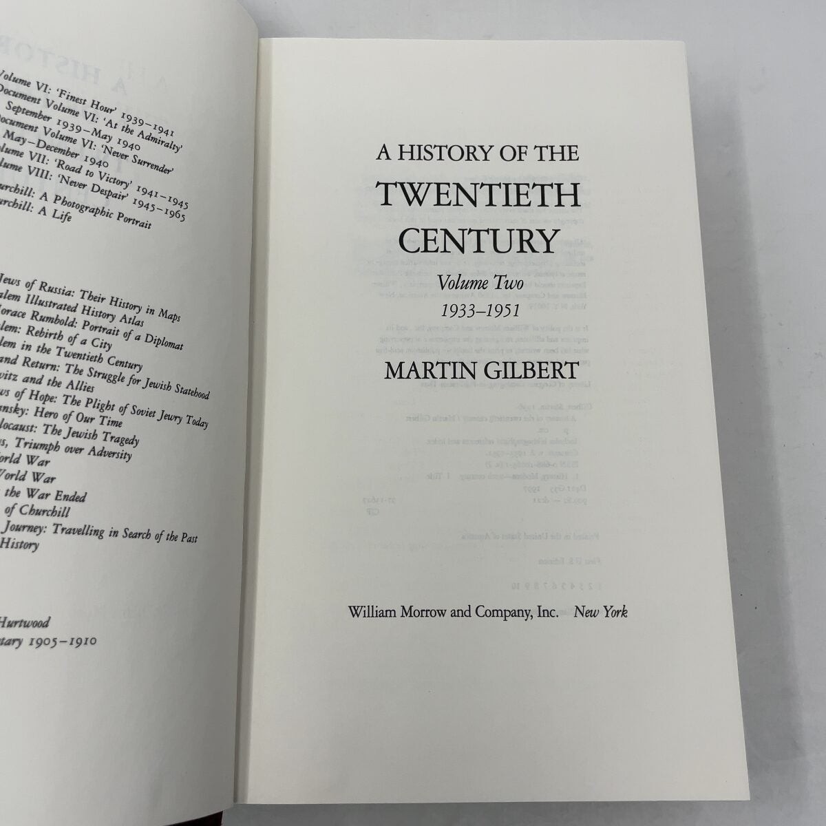 A History of the Twentieth Century, Volume II by Martin Gilbert HC First Edition