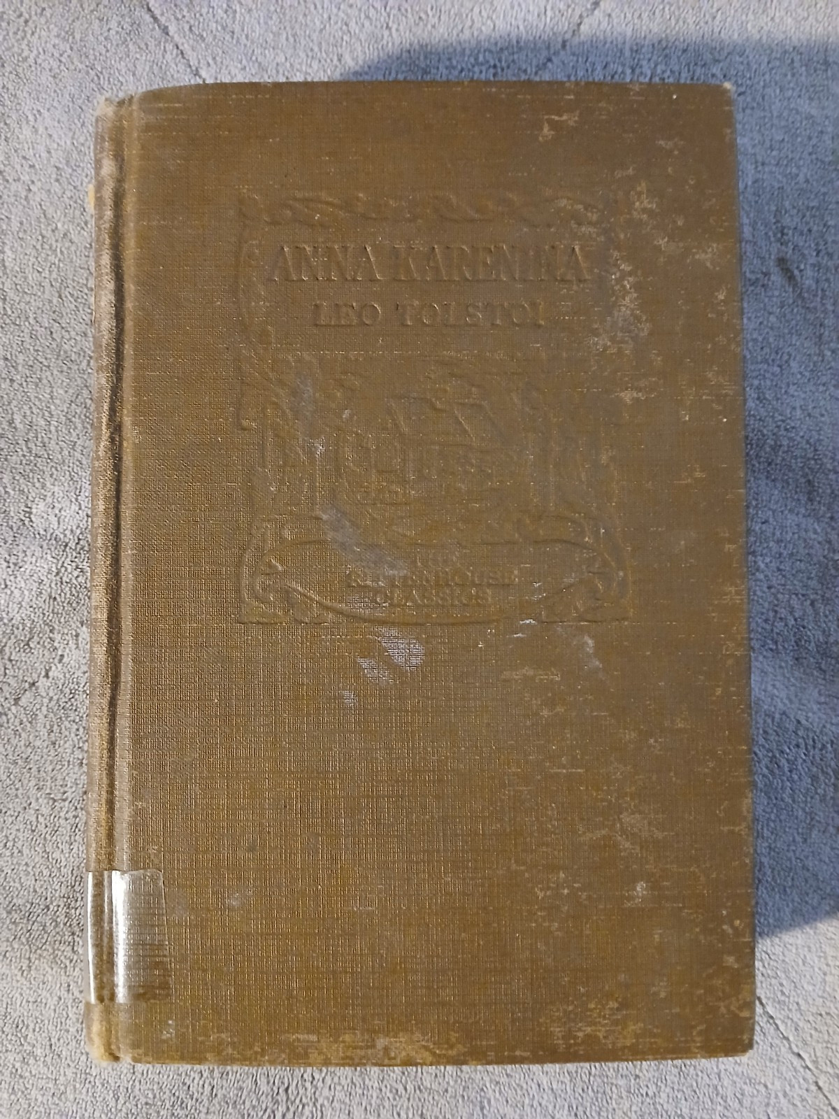 Anna Karenina by Count Leo Tolstoi Macrae Smith Company Illustrated ExLib C1923