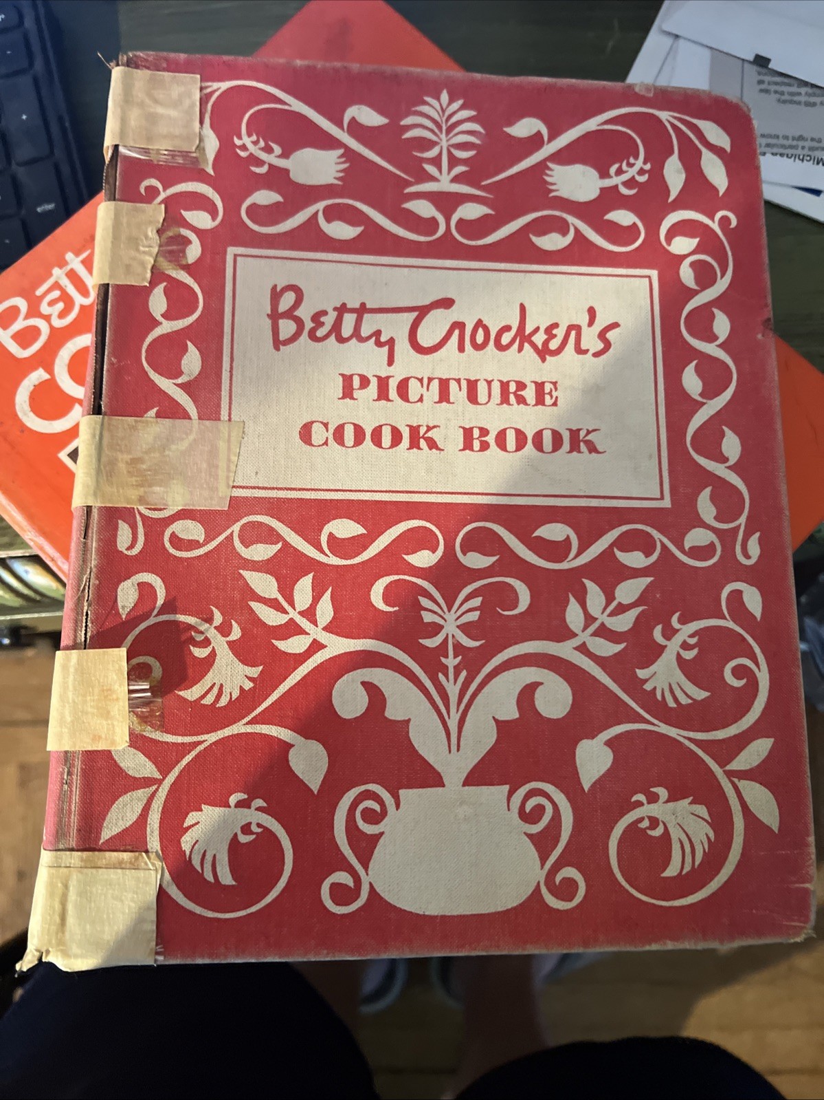 1950 BETTY CROCKER’S PICTURE COOKBOOK 5 RING BINDER 1ST EDITION FOURTH PRINTING
