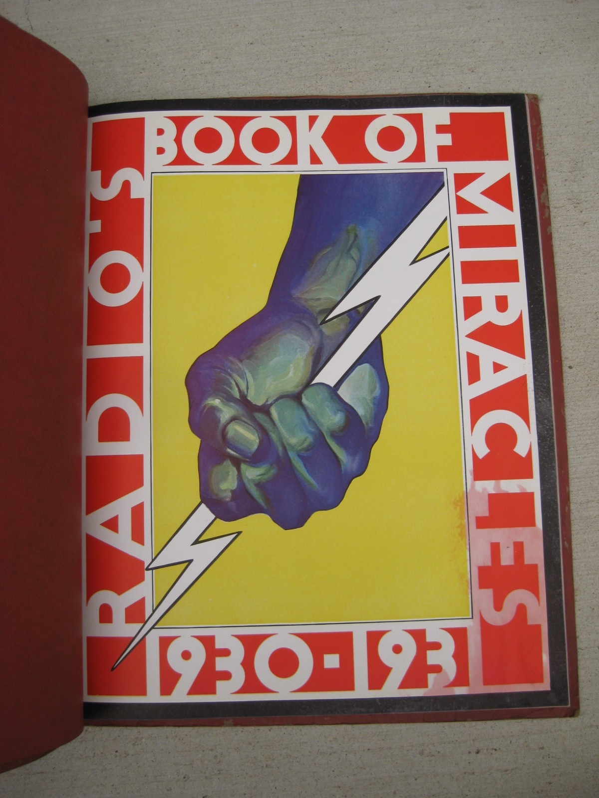 Vtg 1930-31 RKO Radio Pictures Exhibitors Book of Miracles Yearbook Film Posters
