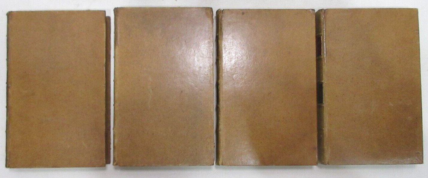1797 1st ED 8-Vols „The Works of Tobias Smollett“ John Moore Leather Hardcovers
