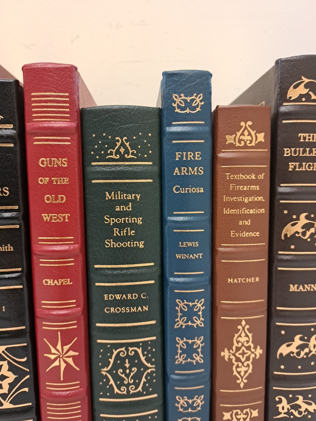 Firearms Classic Library Collection-Lot Of 12 Leather-bound Books-Muzzle Load +
