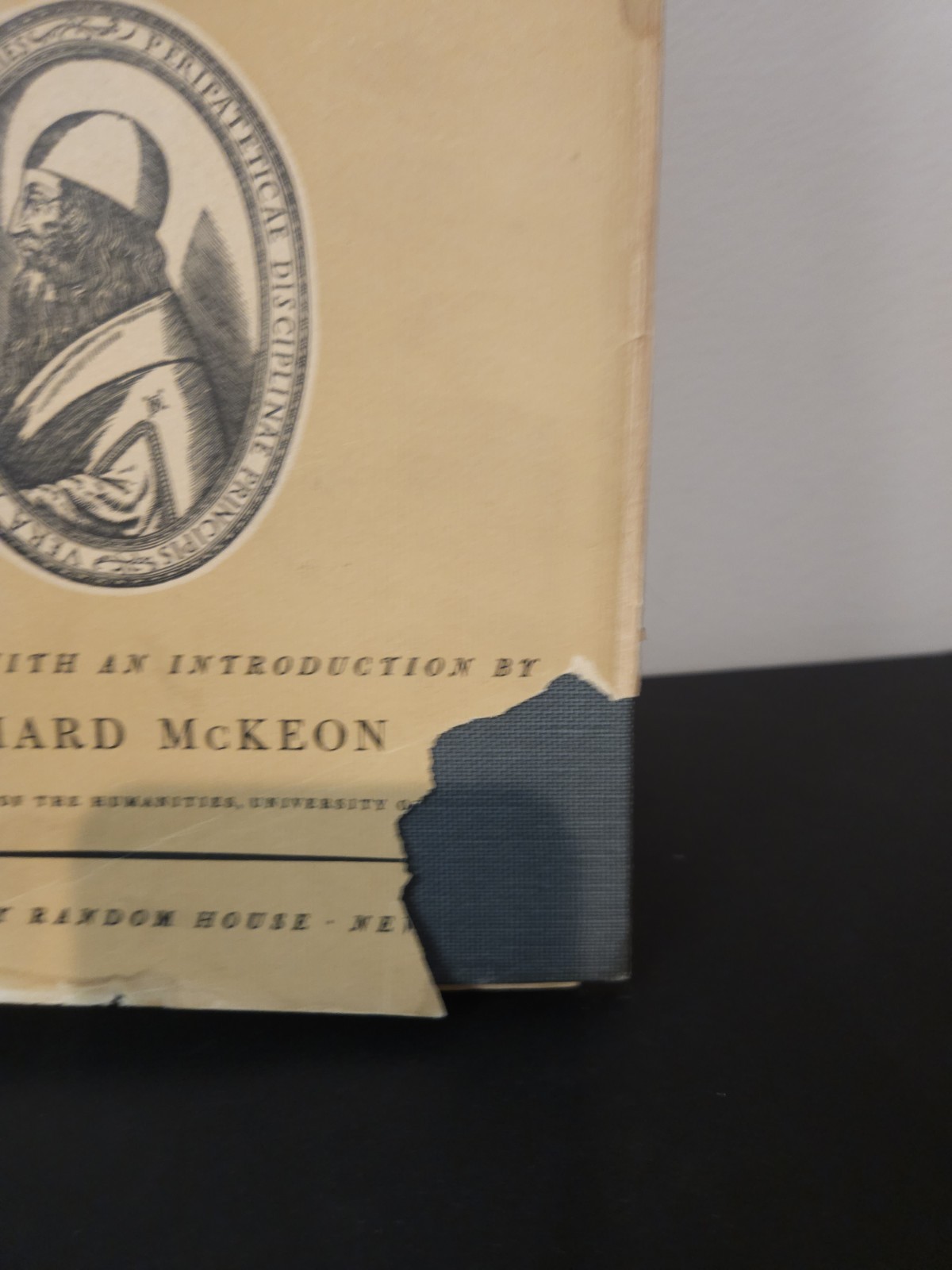 Aristotle Basic Works Richard McKeon Random House Hardcover 1941 DJ 6th Printing