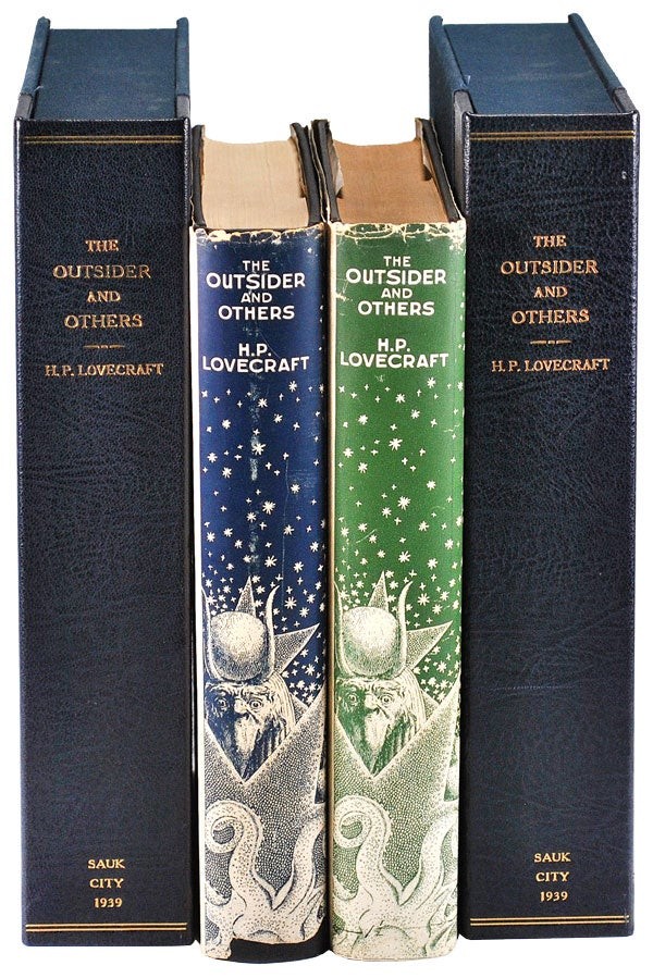 H.P. Lovecraft-THE OUTSIDER-1939-1ST EDS-2 INSCRIBED COPIES W/CORRESPONDENCE